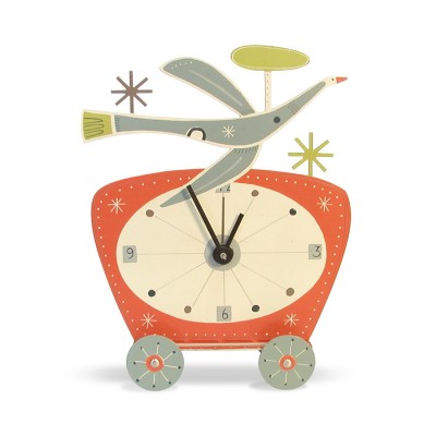 bird and stars clock (all gone)